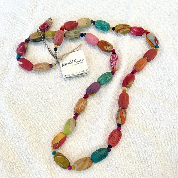 Whole Earth Jewelry - Multicolor Beaded Necklace Whole Earth